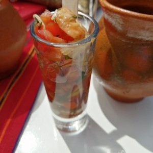 Ceviche de camarón 