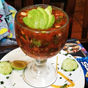 Ceviche de camarón 