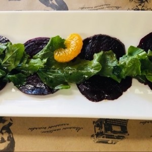ensalada de remolacha y mandarina
