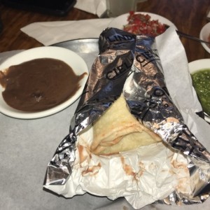 Burrito de Camarones al Tequila