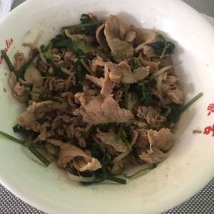 Carnes y verduras a la plancha