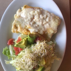 Canelones rellenos de Espinaca