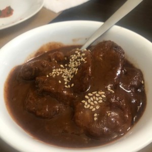 Postres - Plátanos en Mole