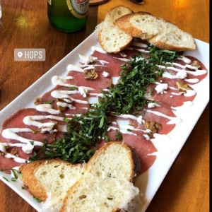 Entradas - Carpaccio de Lomito