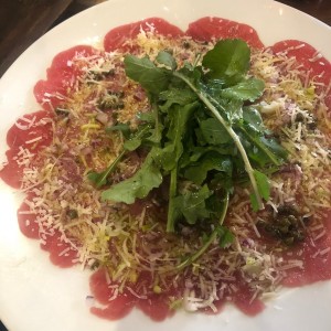 Entradas - Carpaccio de Res