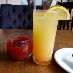 Naranjada con soda 