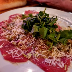 Entradas - Carpaccio de Res
