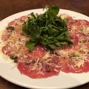 Entradas - Carpaccio de Res