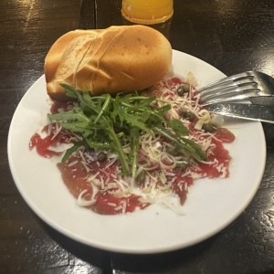 Entradas - Carpaccio de Res