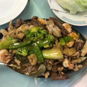 Lomito con vegetales