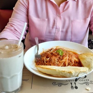 pasta y horchata