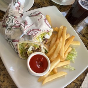 Carne a Elección, Vegetales Salteados y Quesos Fundidos
