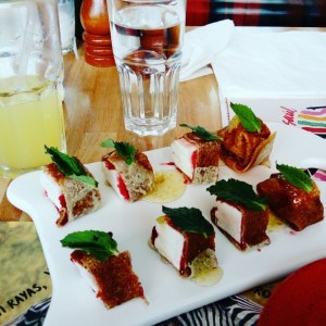Panna cotta rolls