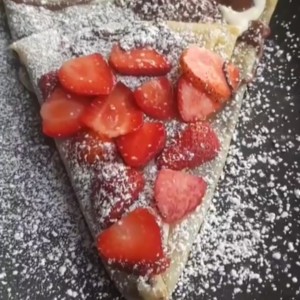 Crepa de Nutela y fresas