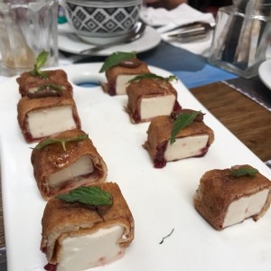 Pannacotta rolls