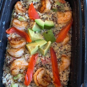 quinoa avocado e gambore