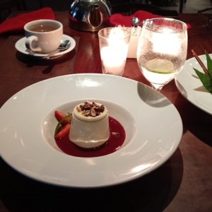 Sufle de frutos rojos