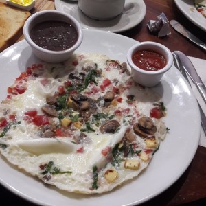 tortilla de claras de huevo