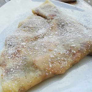 crepe de manzana y canela.