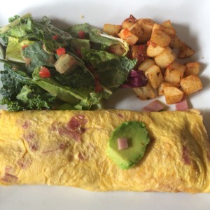 3 quesos omelete