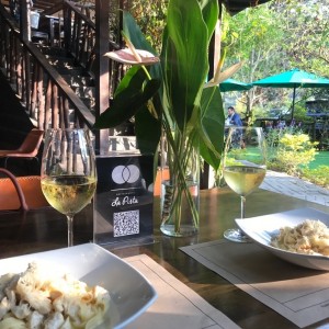 Fettuccini Alfredo con pollo
