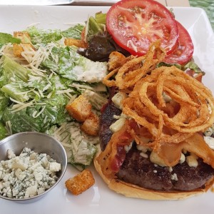 hamburguesa de blue cheese