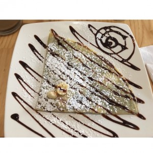 Crepe de Banano y Nutella