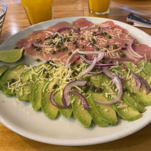 Carpaccios - Carpaccio de Aguacate