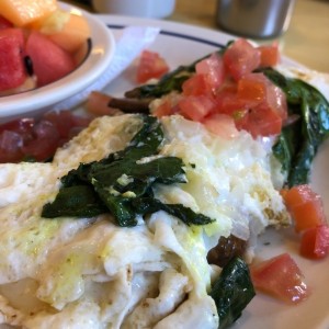 Spinach & Mushroom Omelette