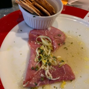 carpaccio de lomito