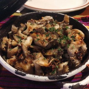 Hongos Pleurot a la parrillada