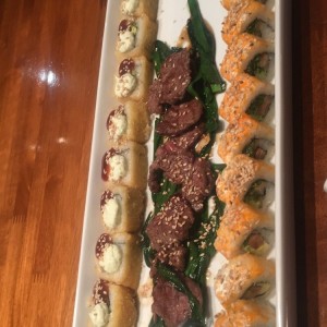Rollos con Mongolian Beef
