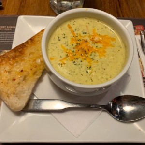 Broccoli and cheese soup