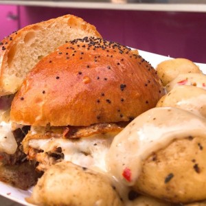 pulled pork con papas