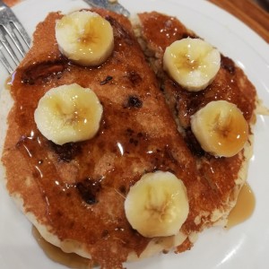 Banana Pecan Pancake Breakfast