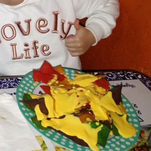 Nachos con queso