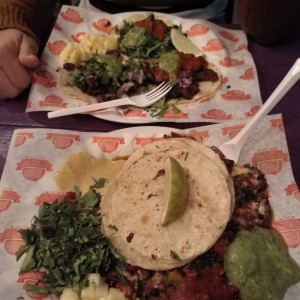 Alambre pastor y tacos de maciza