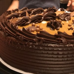 pastel chocolate y cajeta 