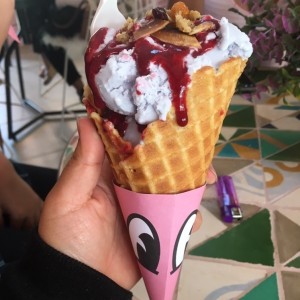 helado de lavanda 