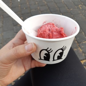 Nieve de fresa
