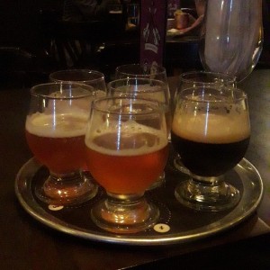 flights de cerveza artesanal