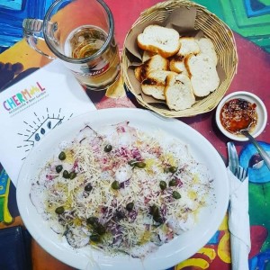 carpaccio de pulpo