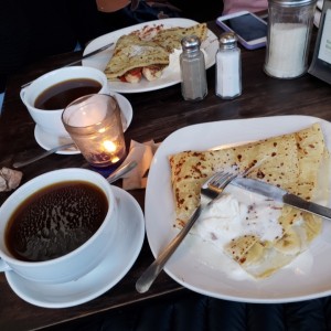 crepas de leche condensada y banano