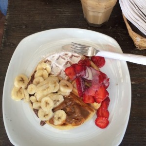 wafle degustacion 
