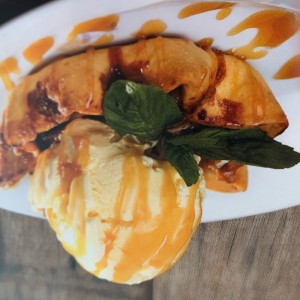 tartaleta y helado