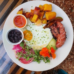 Desayuno de la granja