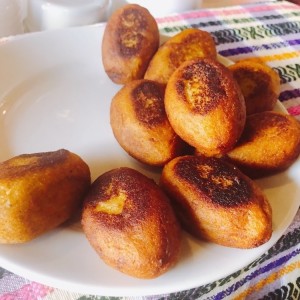 Rellenitos con frijol dulce