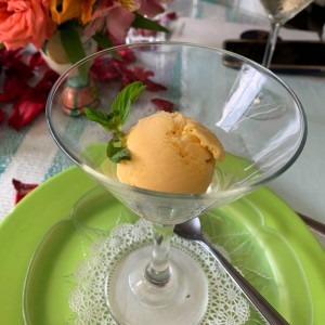 helado de vainilla hecho en casa