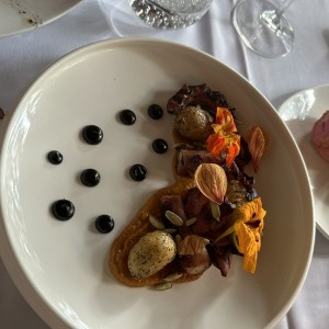 Menu primavera Pulpo