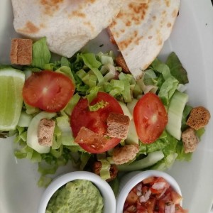 quesadillas con camarones